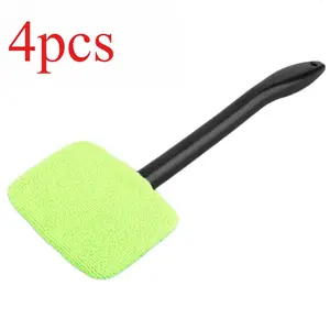 4pcs Car Windshield Wiper Water Spraying Window Cleaning Tool, Car Glass Cleaner, Window Wiper, Car Anti-Fog Supplies, Car Detailing Accessories