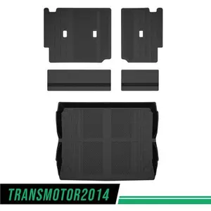 TPE Floor Mat Cargo Liner Row Trunk Accessory Fit For 2021-24 Ford Bronco 4 Door