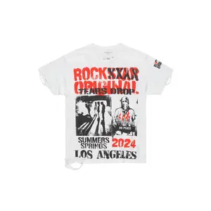 Omer White Oversized Graphic T-Shirt