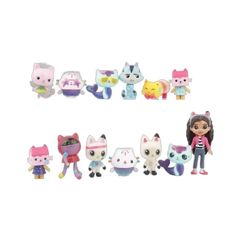 Gabby's Dollhouse, Deluxe Figure Gift Set with 13 Toy Figures and