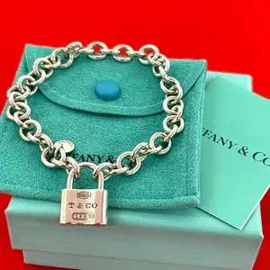 Pre-owned Tiffany & Co. Sterling Silver 925 (Ag925) Small Leather Goods Tiffany＆Co. Silver Bracelet