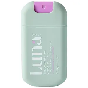 Luna Daily  The Mini Everywhere Spray-To-Wipe - With Prebiotics + Vitamins C&E, for Sensitive Skin