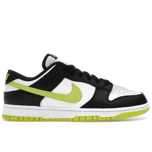 Nike Men's Dunk Low Black Bright Cactus, from StockX
