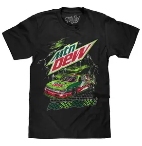 Mountain Dew Racecar T-Shirt - Black