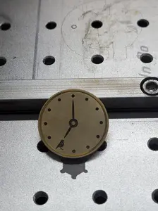 Birdie O'Clock Solid Brass CNC Machined Laser Engraved Golf Ball Marker