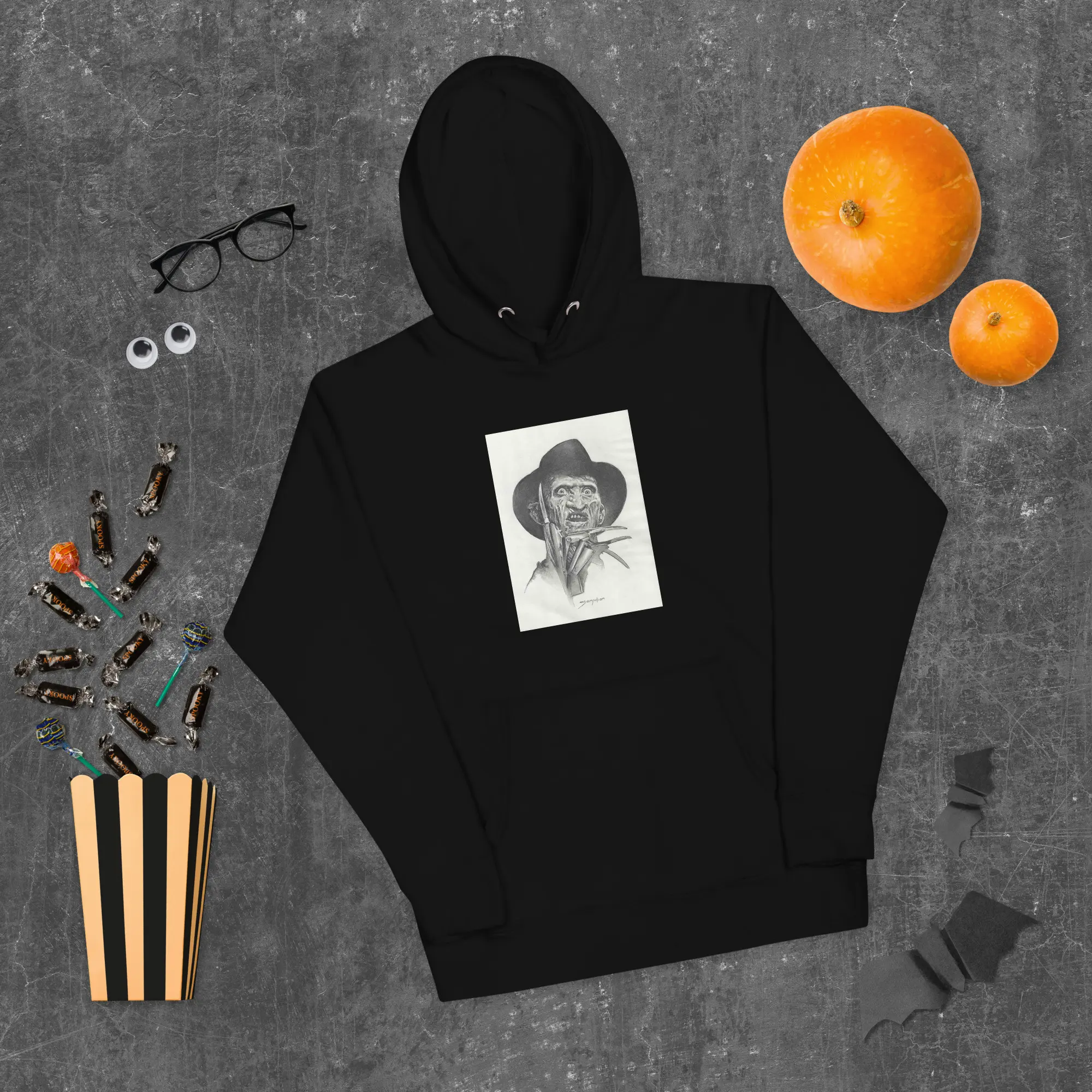 Freddy Krueger Sketch Art Unisex Hoodie
