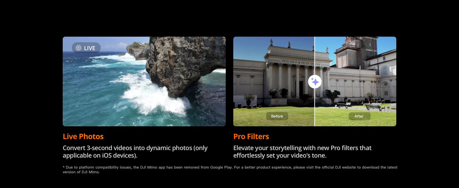 DJI Osmo Pocket 3, Vlogging Cameras with 1'' CMOS & 4K/120fps Vlog Camera, 3-Axis Stabilization, Fast Focusing, Face/Object Tracking, Digital Vlogging Camera for YouTube