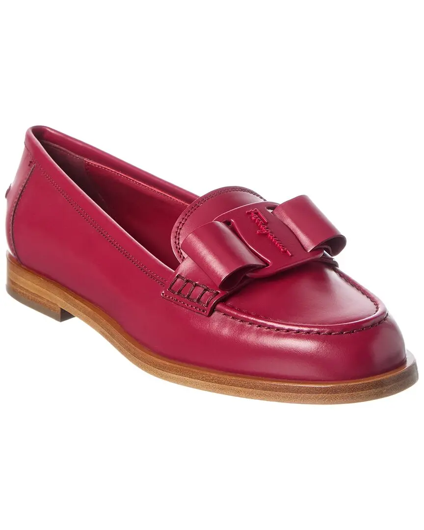 Ferragamo Vivaldo Leather Loafer