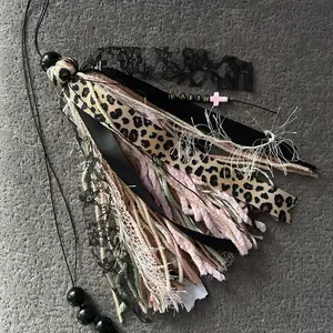 Leopard and Lace Bible Tassel Bookmark Journal with Prayer Card & Sticker Unique Design Ready to Gift for Friends and Family