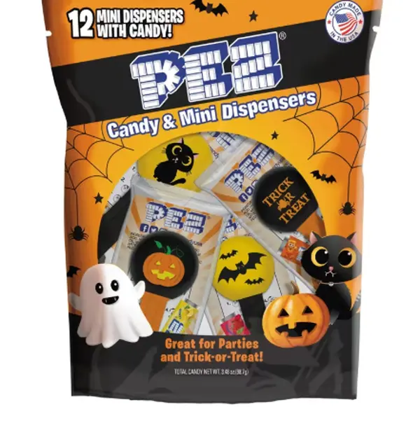 3.48 oz. Mini Pez Halloween Icon Dispensers with Candy Refills - 12 Pc.