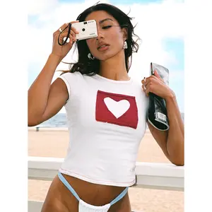 Were Lovers Baby Tee White