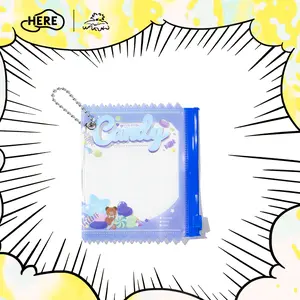 WAKUKU Playing With Cats and Dogs Candy-colored mini transparent bag（Random color） Organiser