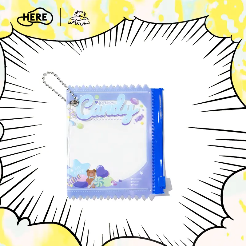 WAKUKU Playing With Cats and Dogs Candy-colored mini transparent bag（Random color） Organiser