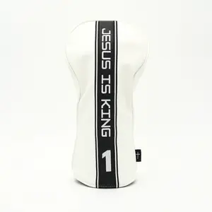 Jesus is King Club Cover - White