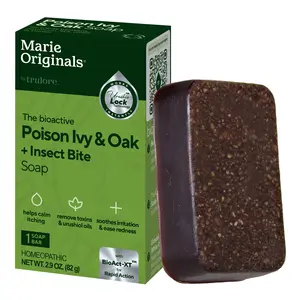 Marie Originals Poison Ivy & Oak Soap Bar | Natural Anti-Itch Cleanser for Poison Ivy, Sumac & Insect Bites | 2.9 oz