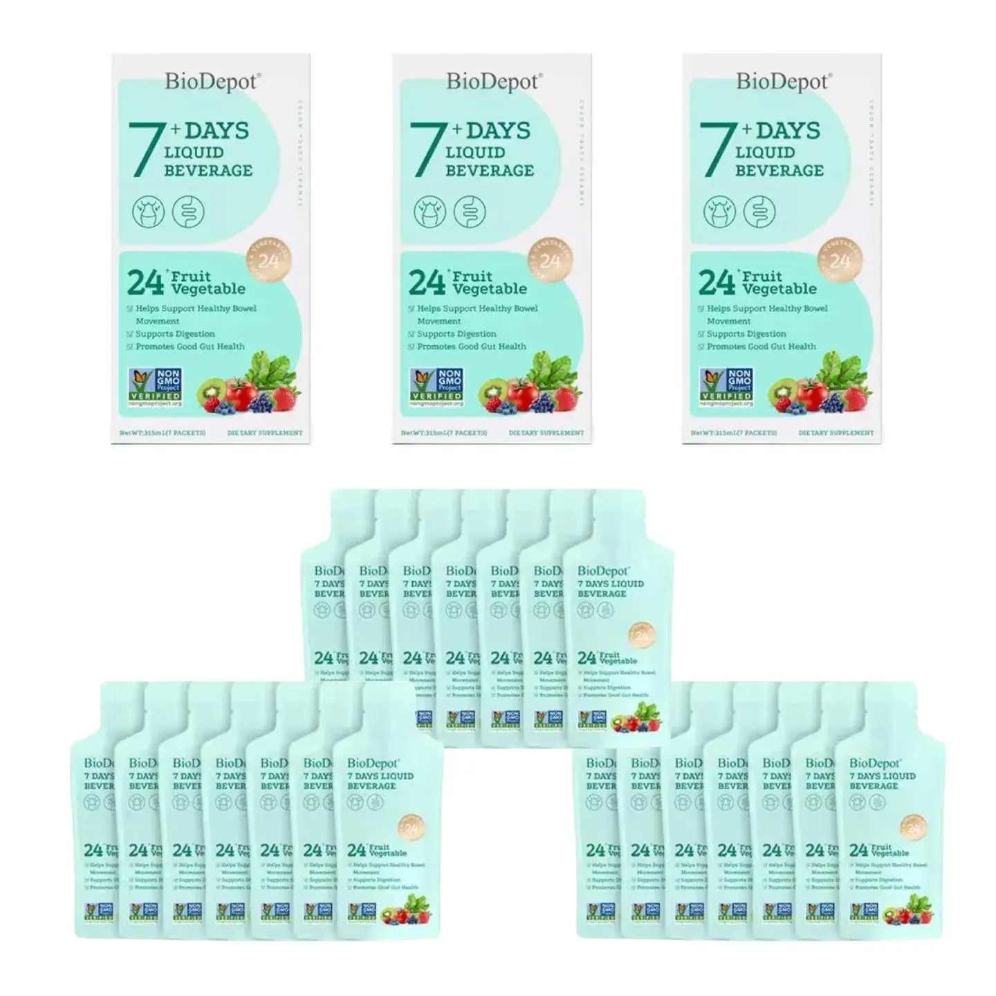Biodepot Organic Edible Liquid Herbal Dietary Supplement with Vitamins - Supports Intestinal Motility, Promotes Digestive Health, Fulfills Herb-Infused Nutritional Needs, Summerwins Edible Dietary Supplements
