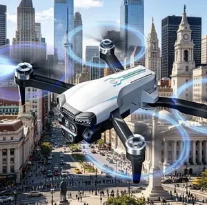 C18s Pro 2026 Aerial Photography Drone, 4K UHD EIS Anti-Shake Camera, GPS Positioning, 5G WiFi FPV Transmission, Brushless Motor, Optical Flow Hover, Intelligent Obstacle Avoidance, Ideal for Landscape Video Shooting, 2 Batteries