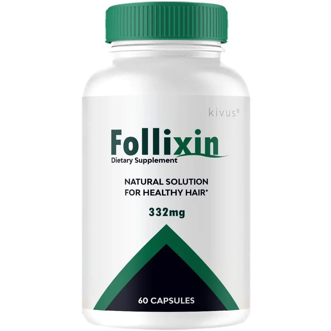 Follixin - Follixin Natural Solution for Healthy Hair Dietary Supplement, 60 Capsules