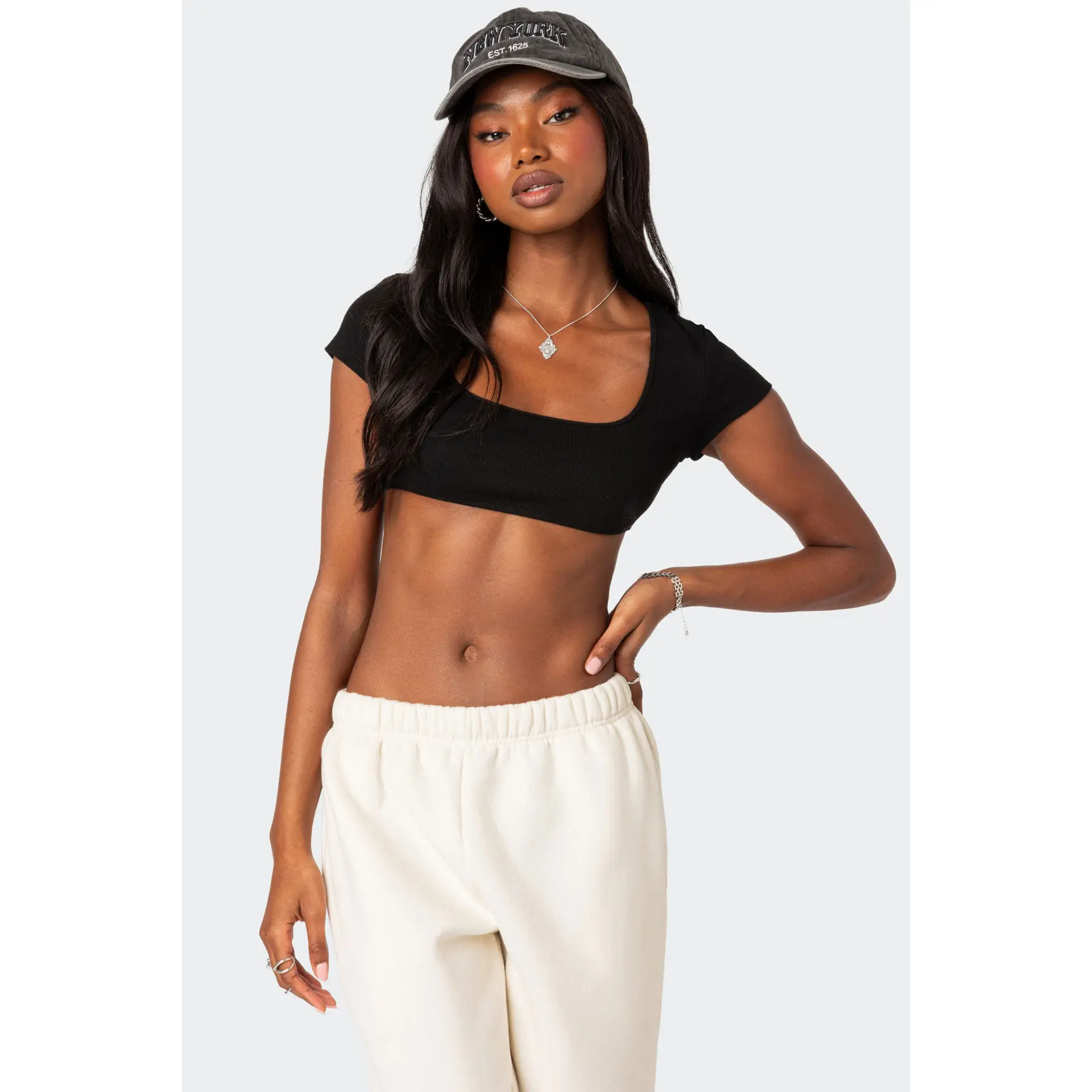 rib crop top - TikTok Shop rib crop top - TikTok Shop