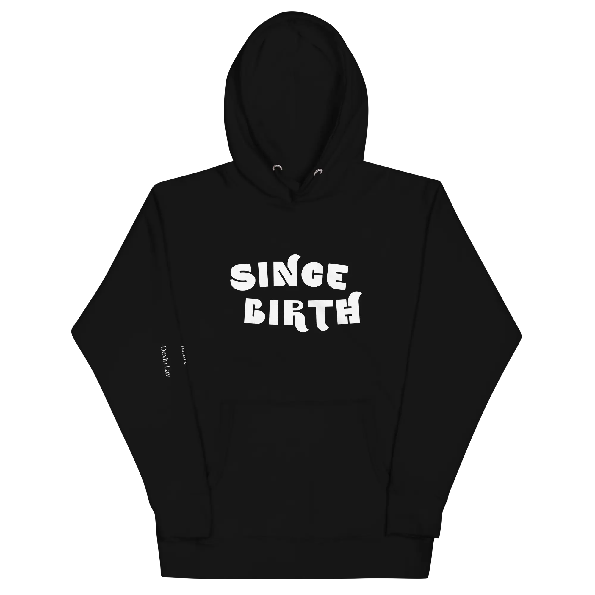Essentials Quote Screen Print Cotton Hoodie