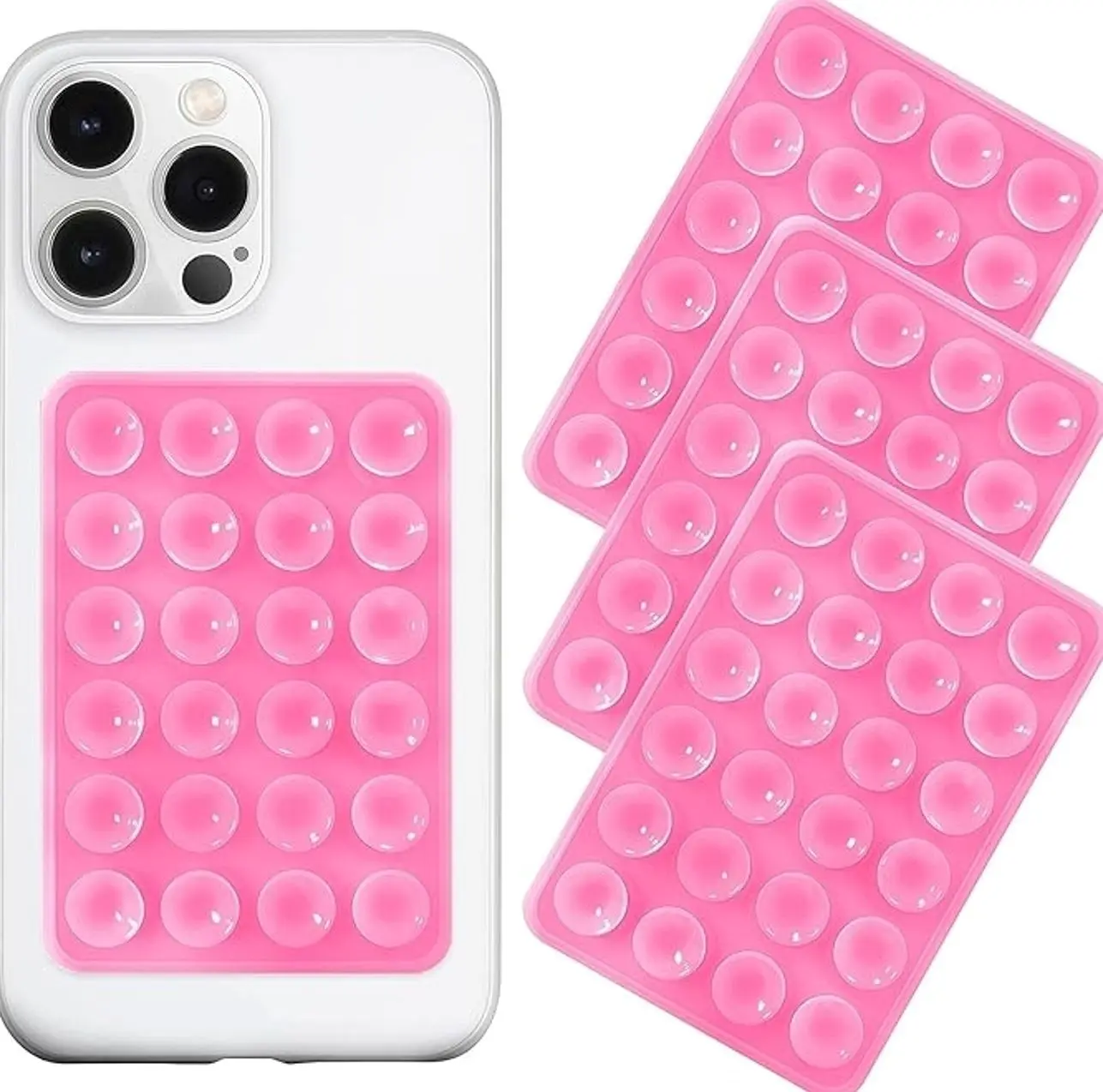 Silicon Suction Protective Case for iPhone & Galaxy - Dual Layer Polycarbonate with Precision - Matte/Glossy Finish