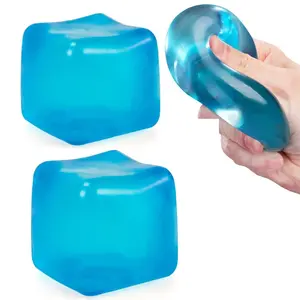Premium Sensory Stress Cube – Extra Large Fidget Toy | Stress Balls for Adults with Non-Sticky, Odor-Free Shell & Reinforced Dual Leak-Proof Seals for Heavy-Duty Use
