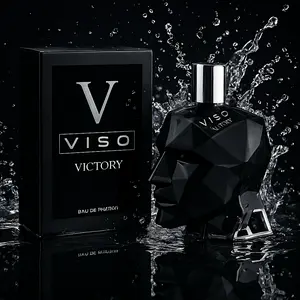 VISO Victory Eau de Parfum -100 ml Regular Edition Black Diamond Bottle & Box Fragrance