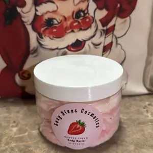 Sexy Divas Cosmetics Whipped Cream Body Butter Strawberry for the Body 4/oz