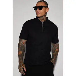 Caddie Short Sleeve Polo - Black Caddie Short Sleeve Polo - Black