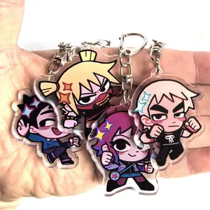 Crooked boy Scott Pilgrim Takes Off acrylic keychain birthday gift for boys and girls
