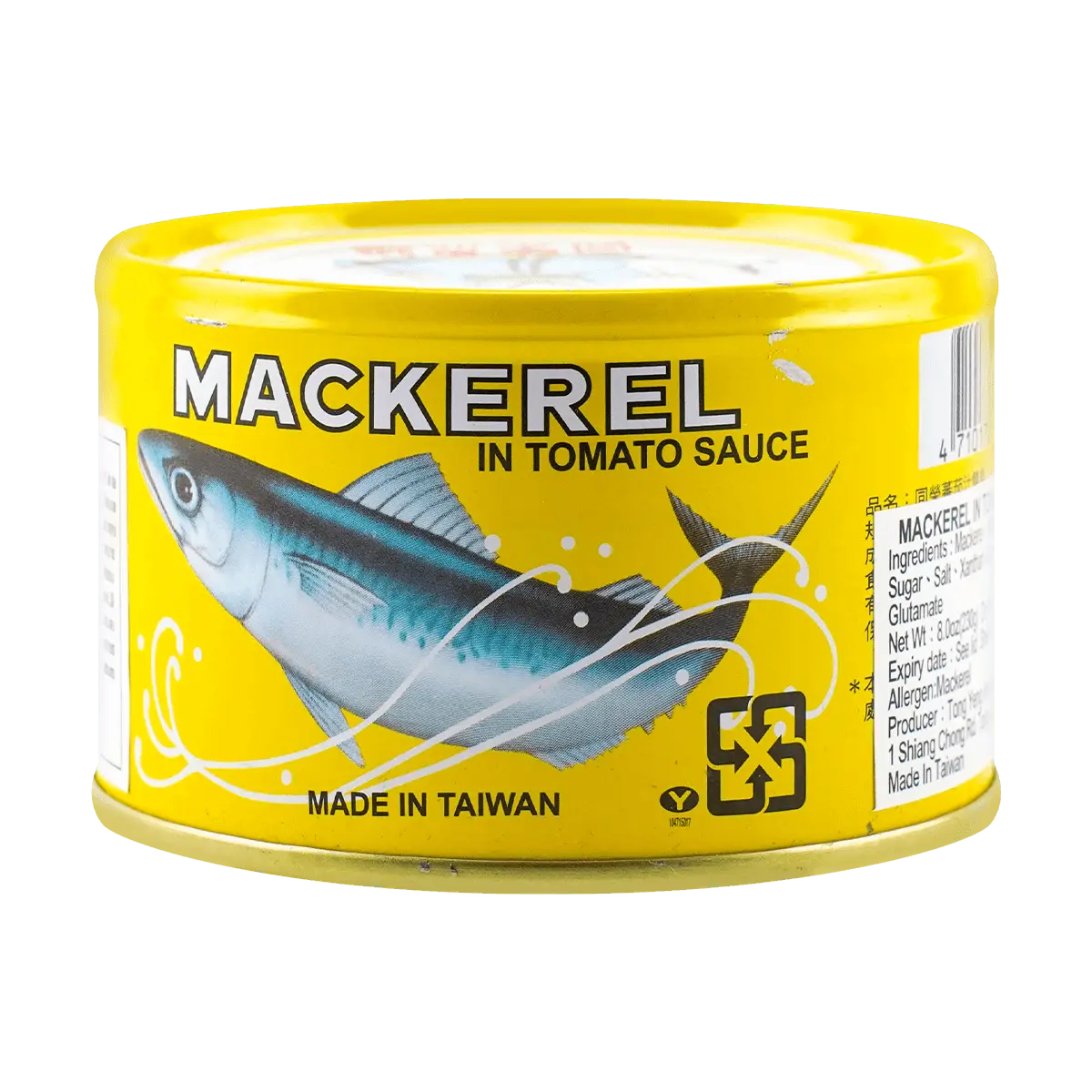 TONGYENG Taiwanese Tomato Sauce Mackerel Canned Fish - 4 Pack, 150g Each | Delicious & Nutritious Seafood