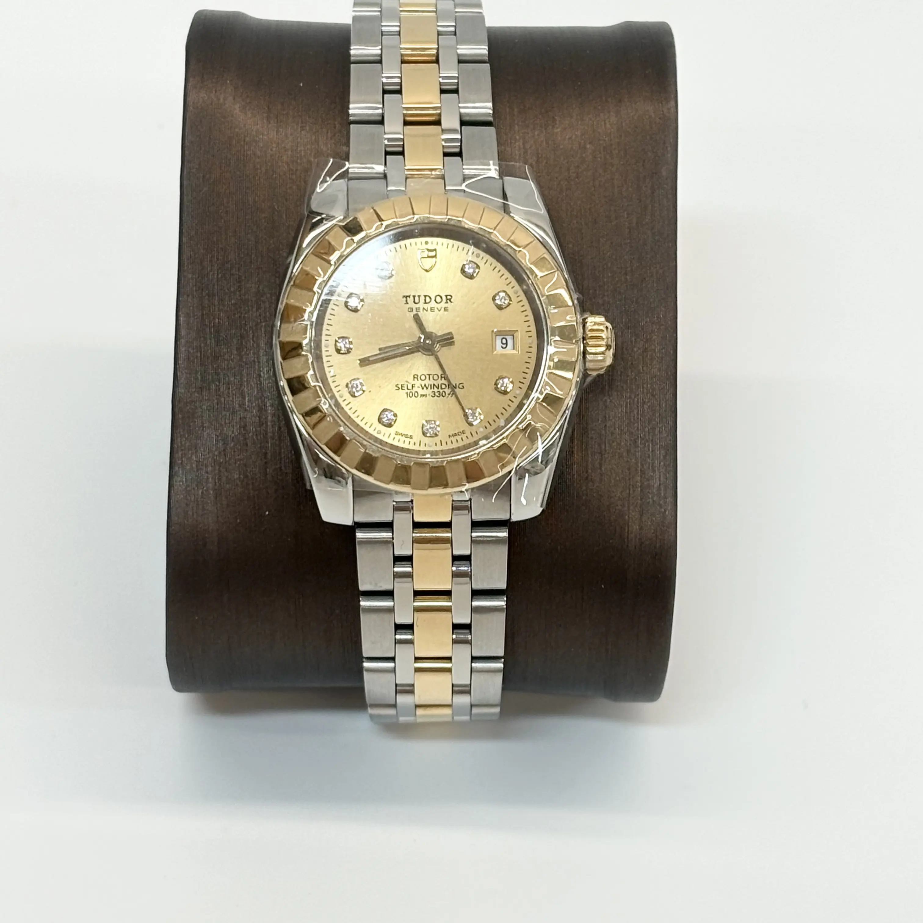 Tudor Classic Two-Tone Diamond Automatic Watch 28mm M22013-0007 n23354422