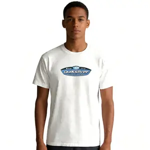 Vintage 90s Quiksilver Skateboarding & Surfing Unisex Crew Neck Tees    Casual Short-Sleeve Top