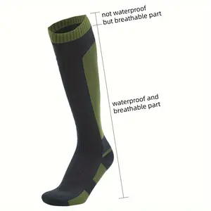 High Quality Socks, Unisex Hiking Wading Trail Running Kayaking Ski Stockings, Warm Breathable Knee High Breathable Hiking Trekking Socks 1 Pair