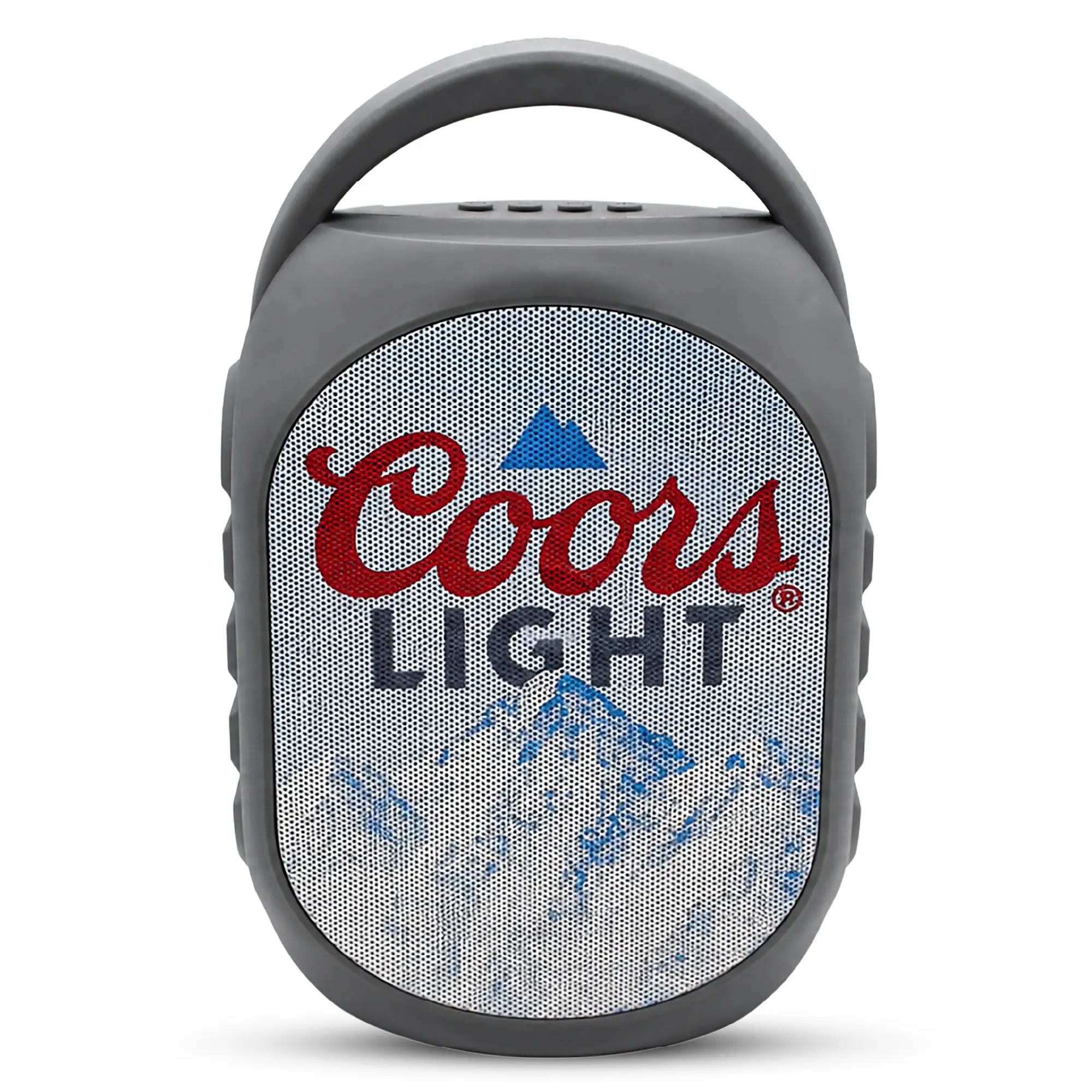 Coors Light V2 Mini Party Wireless Rechargeable Speaker - Audio Device with LED Lights, Built-In Handle, Function Buttons, Led Speakers