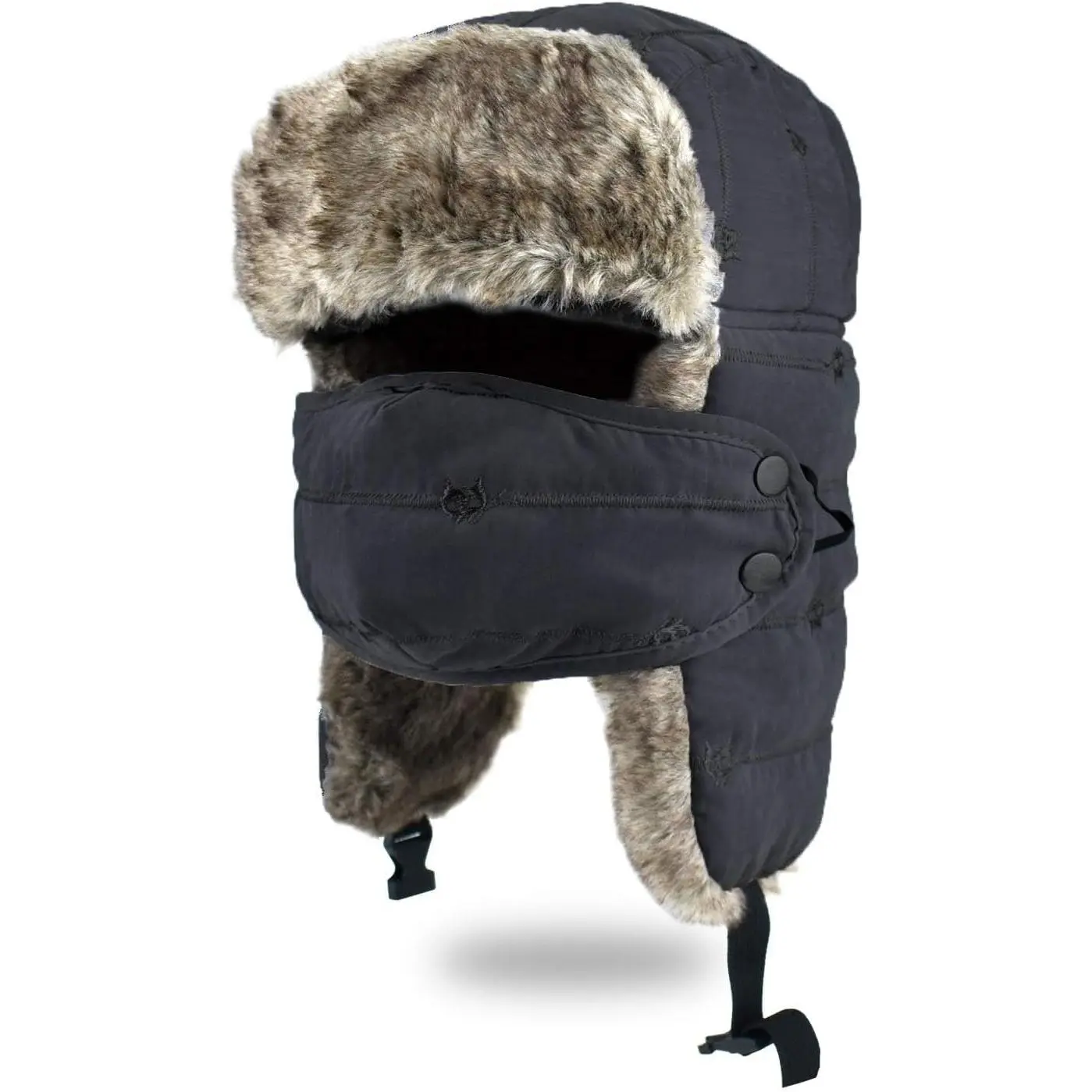 Trapper Hat, Winter Warm Trooper Hats with Ear Flaps and Mask, Winter Hat for Men/Women,  Lined Ushanka Hat