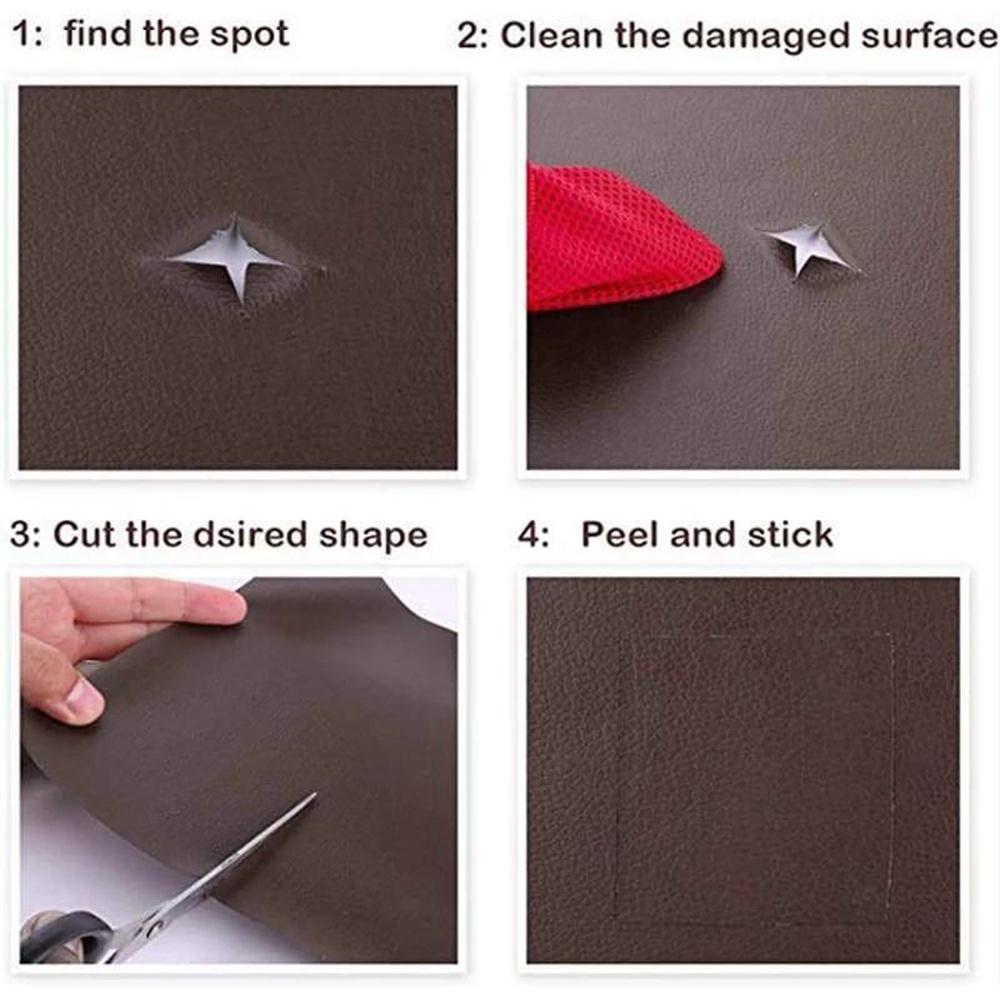 Extra-large 50*137cm self-adhesive leather repair patch.Lasts three years.Suitable for leather sofas, furniture, car seats, office chairs, motorcycle seats.home essentials，bathroom decor set