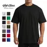 Shaka Wear Men's 7.5 oz Thick Cotton Retro Round Neck Protective Max Heavyweight Short Sleeve T-Shirt