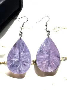 Reversible Acrylic Pour Resin Earrings