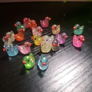 Acrylic multi color ducks drilled for pens