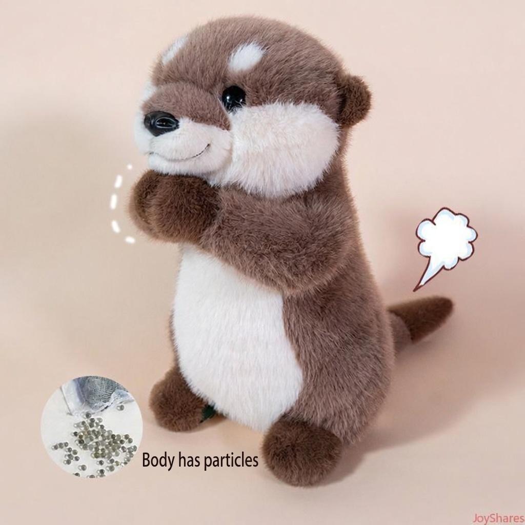Cute Sea Otter Plush Doll, Soft Fluffy Stuffed Animal Toy, Skin-Friendly Fabric, Fine Stitching, Comfortable Touch, Ideal For Home Decor & Daily Companion, Mood Relief, Simple Practical Gift For All Ages