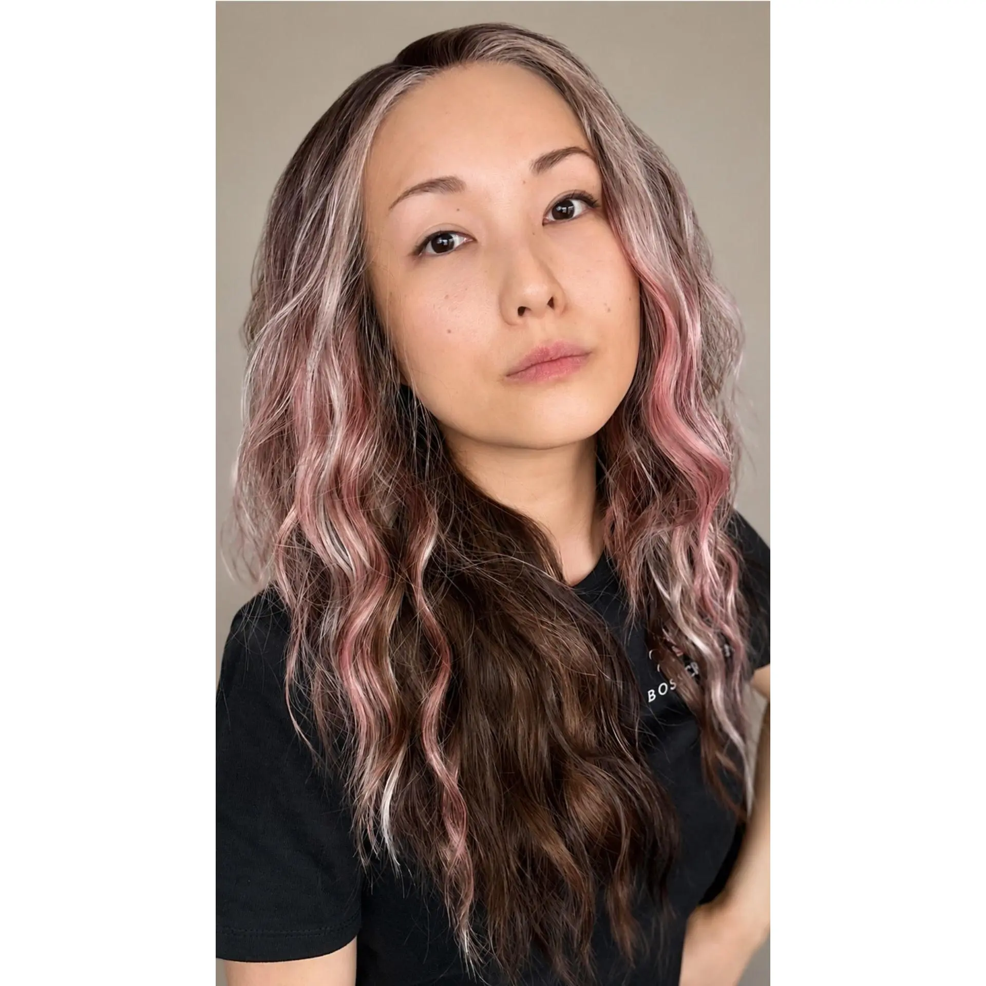 CARKIRA Jessica Cherry Mash Bodywave Synthetic Lace Front Wig, 20-Inch 13x4 Lace Front, Glueless, Heat-Resistant Heat-Friendly, Natural Hairline, Bodywave Synthetic Lace Front Wigs
