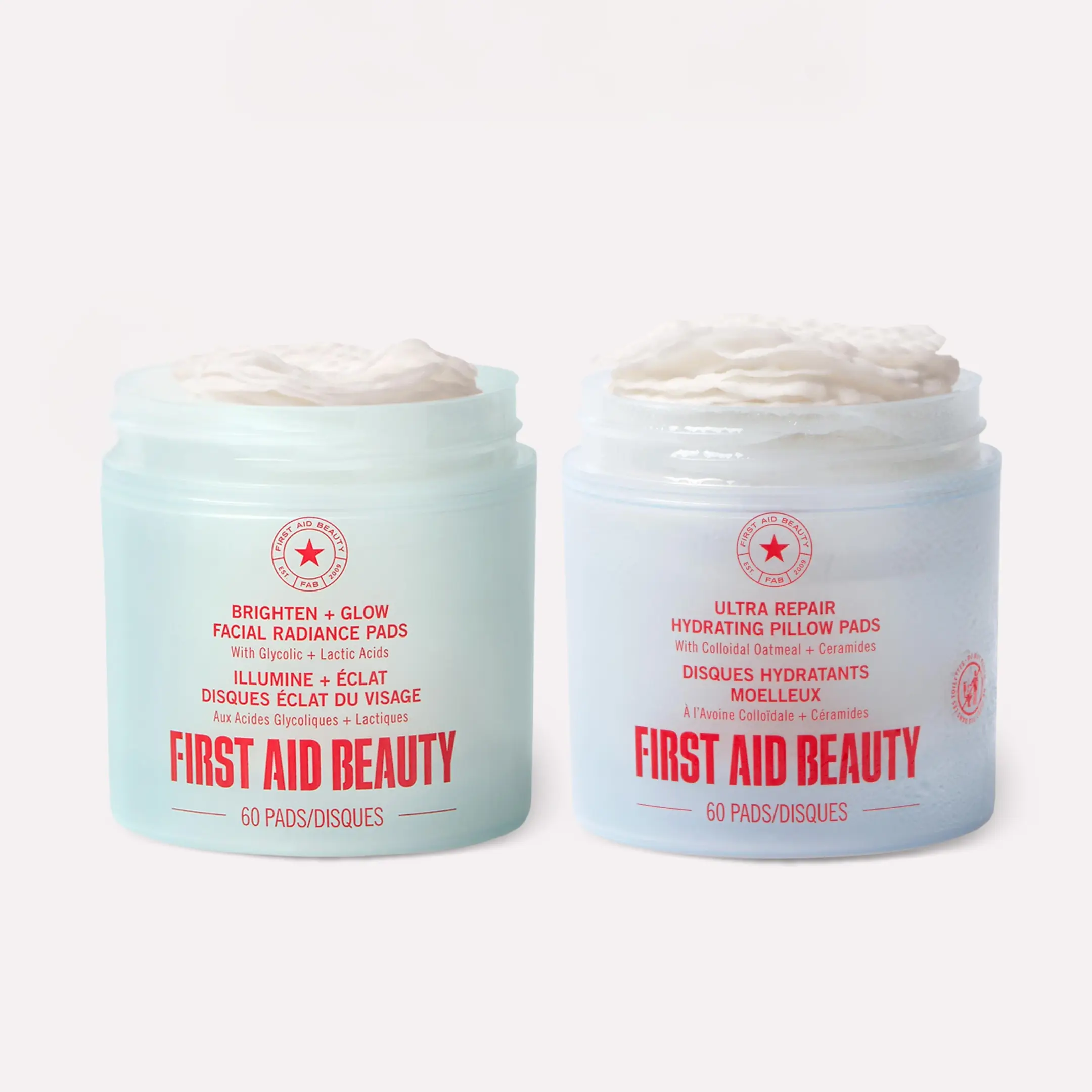 First Aid Beauty AM/PM Pads TikTok Exclusive Bundle for Exfoliation, Hydration + Barrier Support