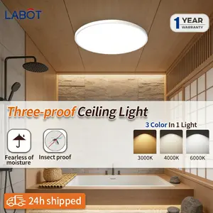Modern LED Ceiling Light for Bedroom and Bathroom, Ultra-Thin Minimalist Design, Eye-Friendly, New 2026 Room Lighting Fixture
