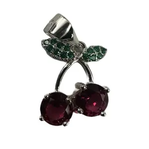 Silver cherry pendent- Producto #11