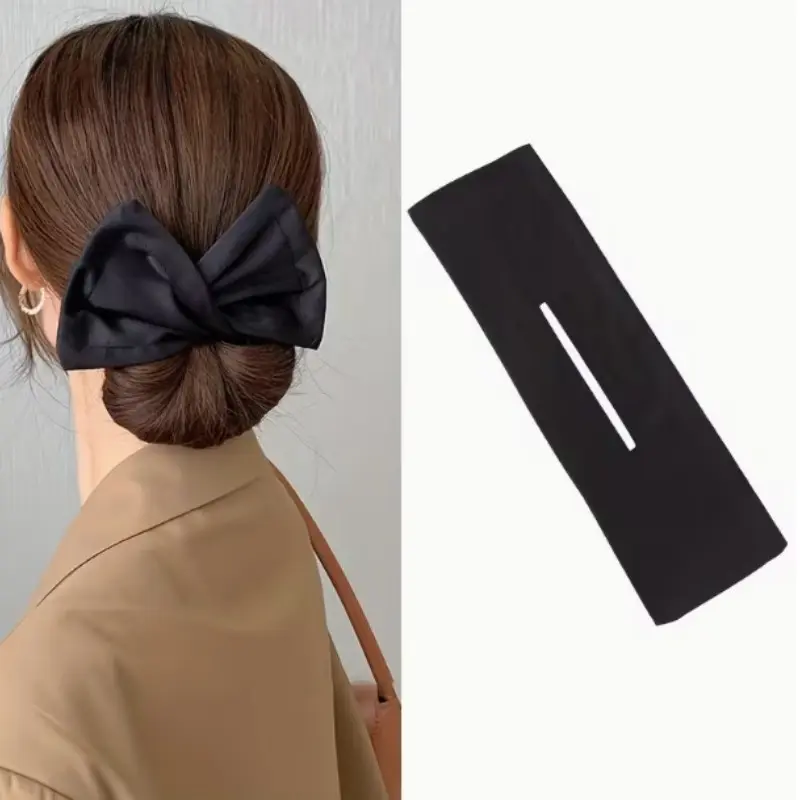 Fashionable Lazy Hair Curler Bun Styling Hair Tie Ponytail Hairstyle Women's Hair Accessory, Easy-To-Use Hair Tool for Daily Use, Scrunchies, Hair Styling Accessories