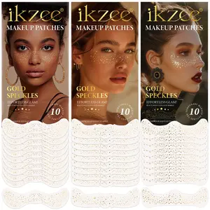 Ikzee Beauty Freckle Stickers, 3 Shapes, Waterproof, Long-Lasting, Natural Look, Party Makeup, for Women and Girls