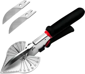 Multi-Angle Miter Shears for Angular  Molding Crafting,Quarter Round  Tool,Shoe Molding  Tool , Adjustable 45-135  Molding Trim  Snips for ,PVC