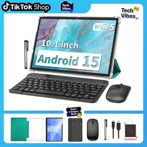 【Techvibes】Relndoo Android 15 Tablet , Wireless Set with Keyboard, Case, Mouse, Stylus, 6GB+128GB ROM,2.4G/5G WiFi 【Techvibes】Relndoo Android 15 Tablet , Wireless Set with Keyboard, Case, Mouse, Stylus, 6GB+128GB ROM,2.4G/5G WiFi