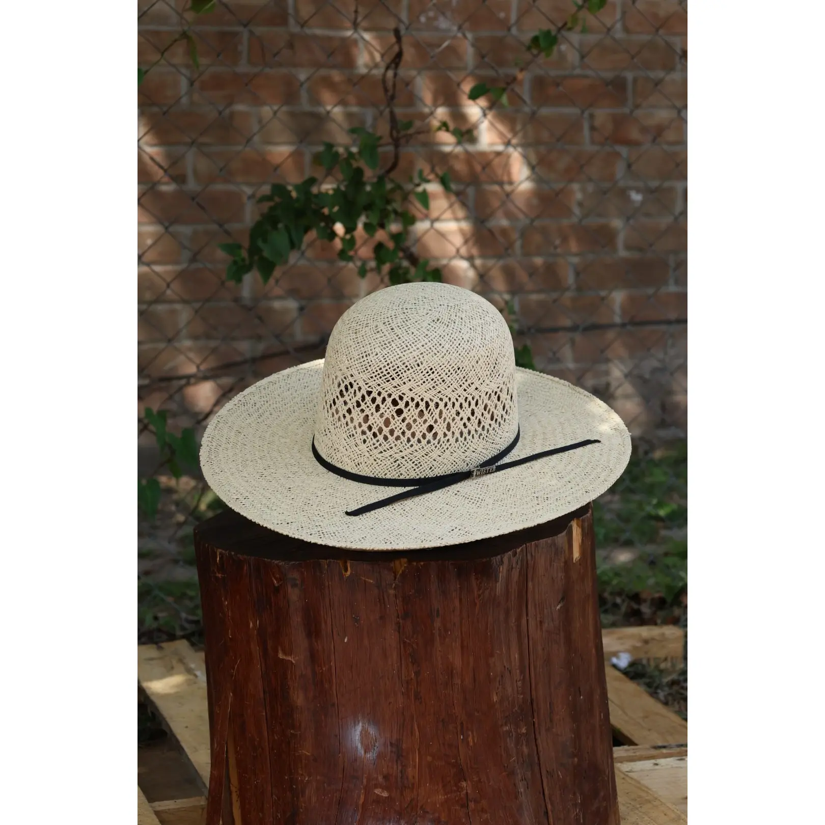 Twister Hats: Jute Sisol 10X Open Crown Straw Hat
